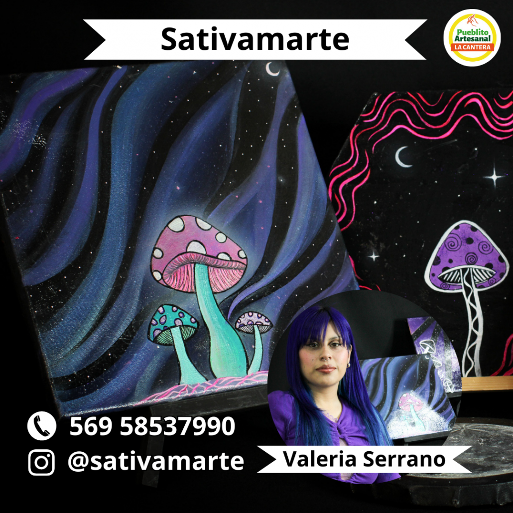 sativamarte , pintura, astro arte, pintura fluorescente, pueblito artesanal Peñaflor, pueblito artesanal la cantera, parque trapiche